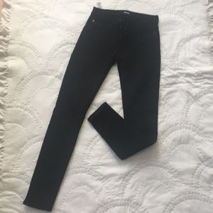 Hudson krista black skinny jean sz 26